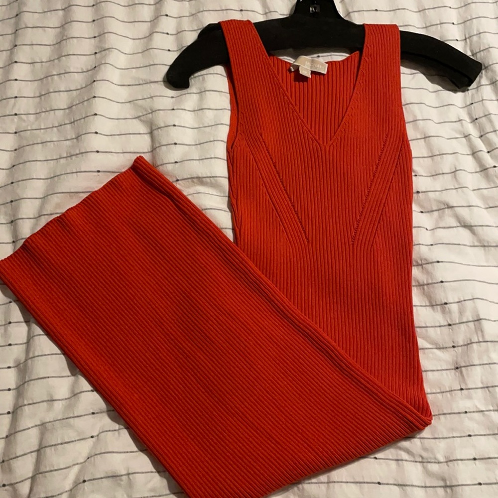 Michael Kors knitted midi dress
